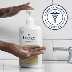 (4 pack) Ivory Mild & Gentle Body Wash, Milk & Honey Scent, for All Skin Types, 35 fl oz