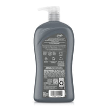 Dial Refresh 3-in-1 body wash bottle, back panel with barcode and product info