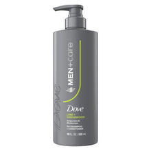 Men's 2-in-1 shampoo bottle, Lime & Cedar scent, pump dispenser, 18 fl oz