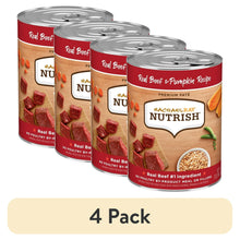Nutrish Real Beef & Pumpkin pate wet dog food multipack, 4 pack