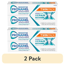 Toothpaste twin pack for sensitive teeth, intensive enamel repair, extra fresh (2 tubes)