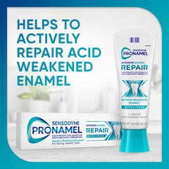 (4 pack) Sensodyne Pronamel Intensive Enamel Repair Toothpaste for Sensitive Teeth and Cavity Protection - 3.4 Oz x 2, Extra Fresh