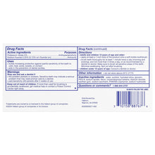 Sensodyne Pronamel repair toothpaste 4-pack back label with Drug Facts and barcode