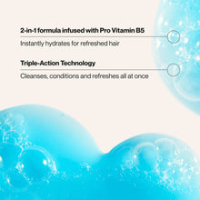 Suave Men Ocean Charge 2-in-1 wash benefits graphic: Pro Vitamin B5