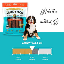 TRURANCH 6-inch colla-rolls bag with “high protein” and “all natural” badges