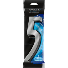5 Gum Peppermint Cobalt Sugar Free Chewing Gum - 15 ct (3 Pack)