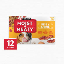 Purina Moist & Meaty Rise & Shine 12 pouches multipack box