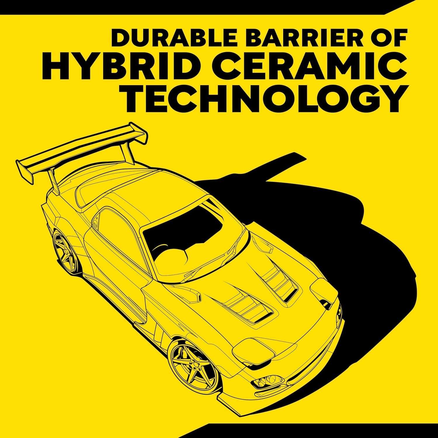 Cera Híbrida de Cerámica de Meguiar's, cera en spray fácil de usar para detallado de automóviles con el poder protector superior de la avanzada tecnología de barrera híbrida de SiO2, botella de spray de 768 ml