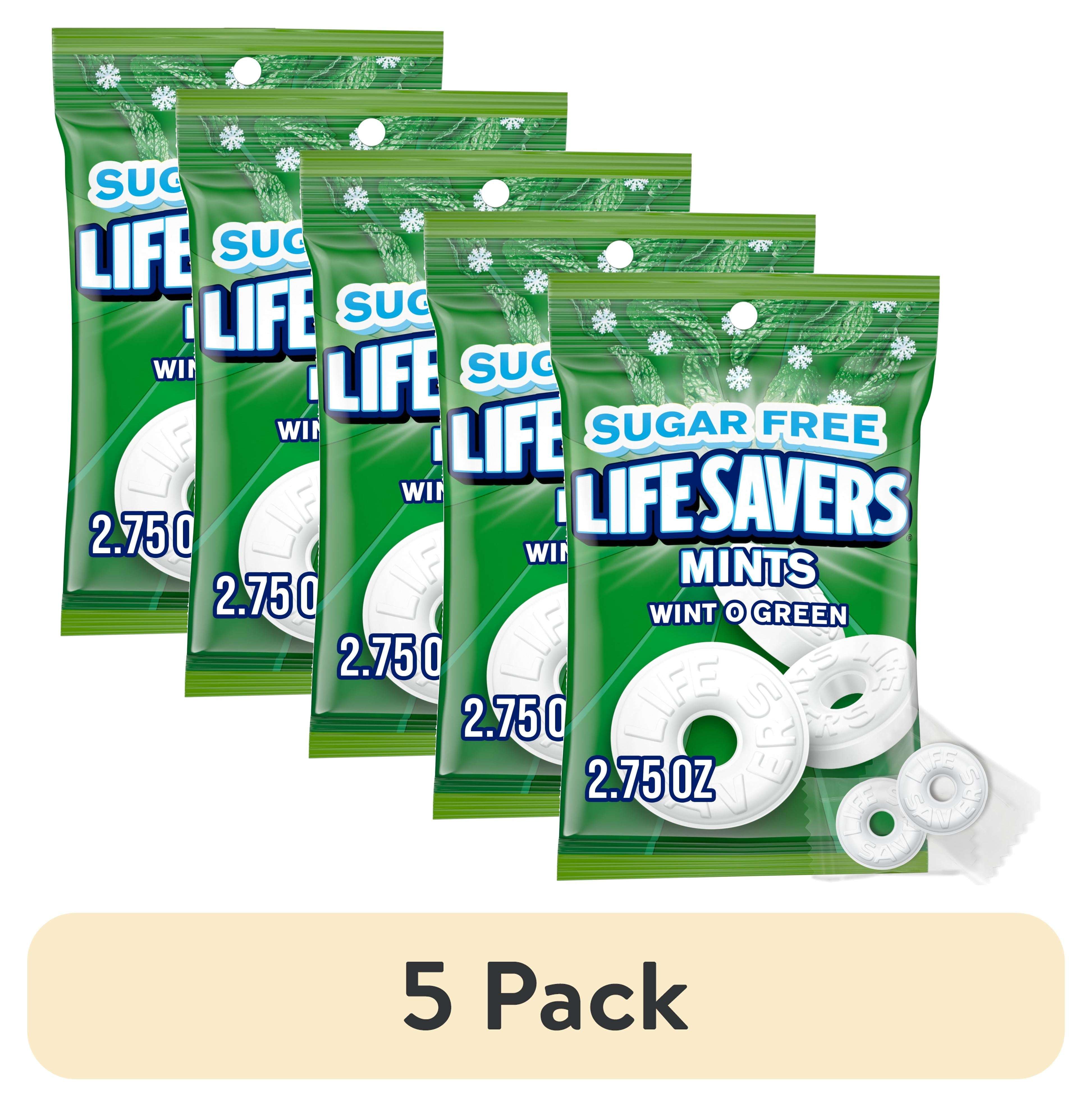 Life Savers Wint-O-Green Sugar Free Breath Mints Hard Candy - 2.75 oz