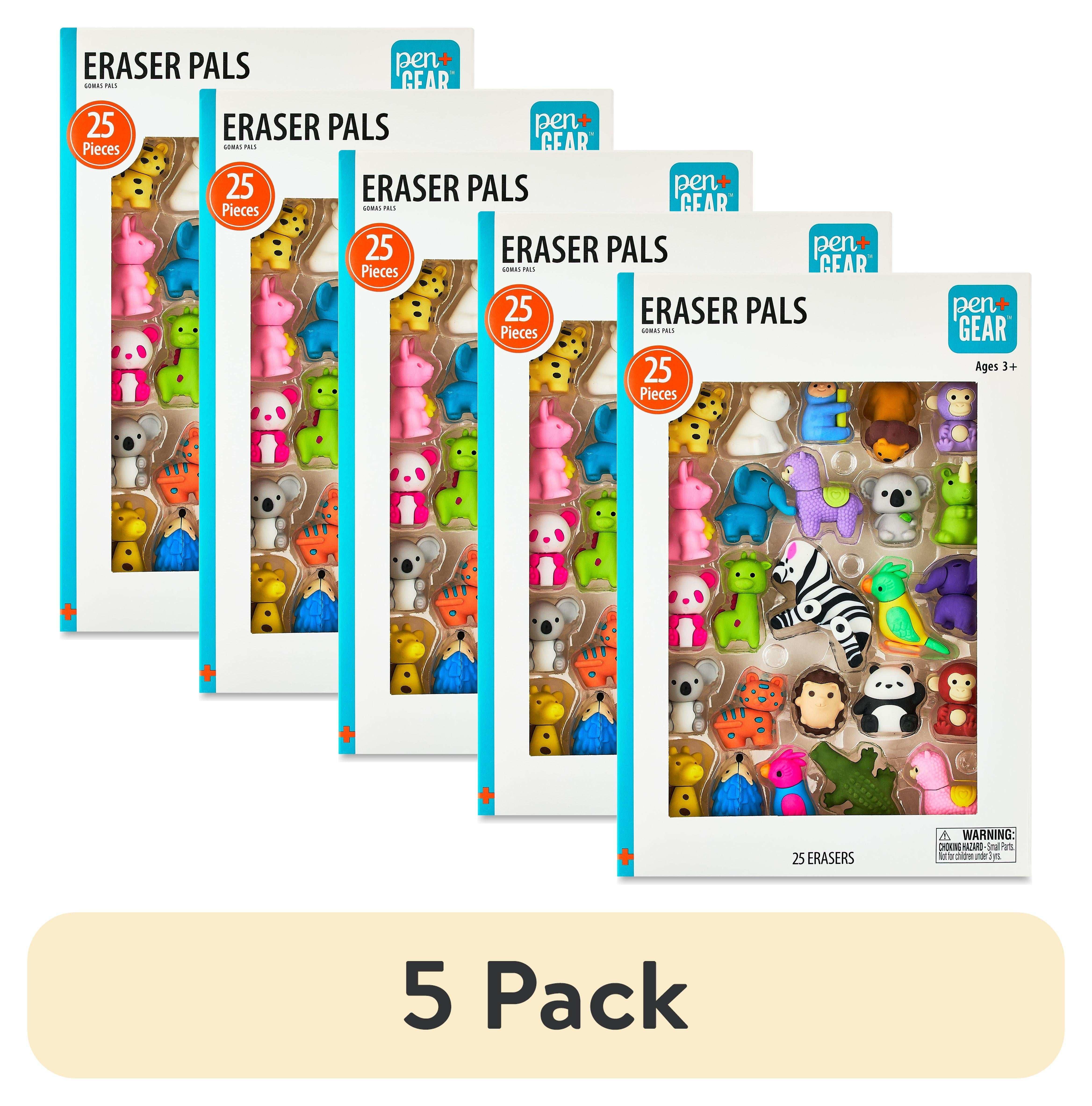 Pen+Gear Eraser Pals, Animals, 25 Count - USA MEGA SHOP