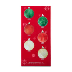 50-Count Red/Green/Gold Shatterproof Ball Christmas Ornaments, by Holiday Time - USA MEGA SHOP