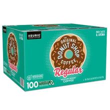 Keurig K-Cup pods box front with “The Original Donut Shop” Regular, 100 count