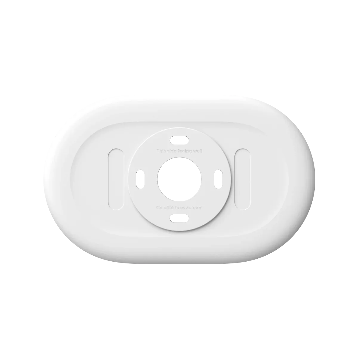Google Steel Thermostat Wall Plate - Snow