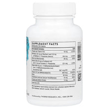 Thorne B-Complex #12 bottle back with Supplement Facts panel