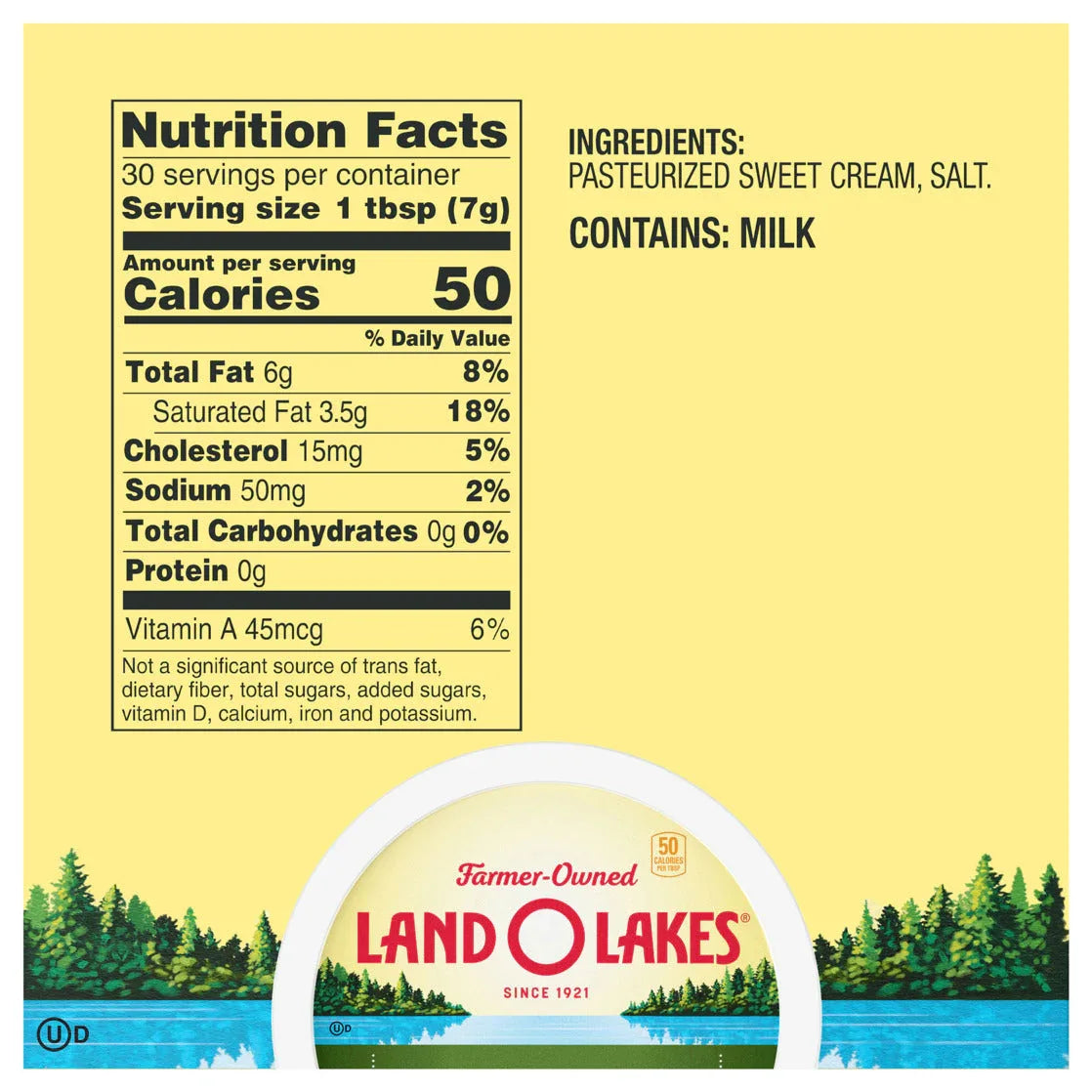 Land O Lakes Salted Whipped Butter, Spreadable, 8 oz Tub - USA MEGA SHOP