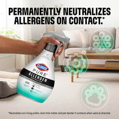 Clorox PURE Allergen Neutralizer Fabric and Carpet Spray, Clean Breeze, 26 fl. oz. Spray Bottle