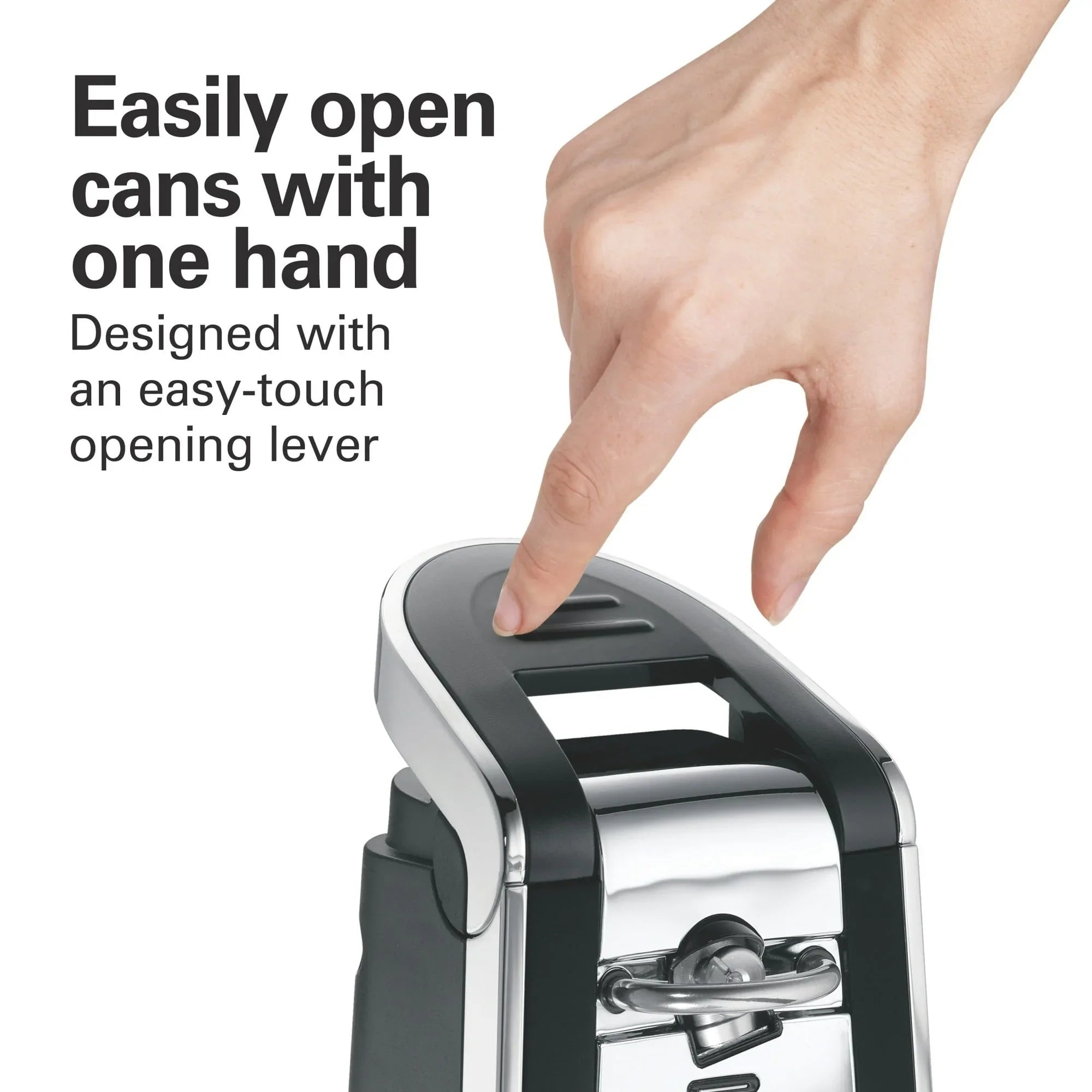 Hamilton Beach Smooth Edge Automatic Electric Can Opener, Black & Stainless - USA MEGA SHOP
