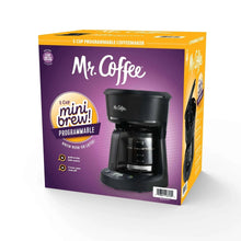 Mr. Coffee 5-cup programmable coffee maker retail box