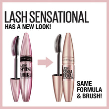 Two pink mascara tubes with matching black fan brushes