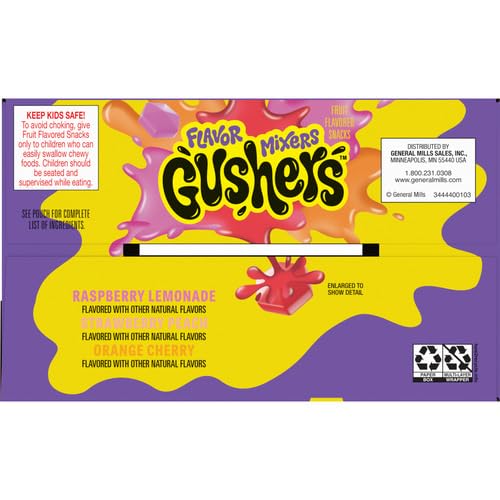 Gushers Flavor Mixers Fruit Flavored Snacks 8 Count