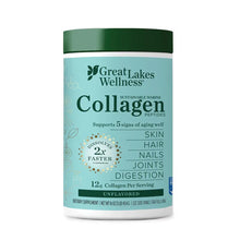 Sustainable marine collagen peptides supplement jar, unflavored, teal label