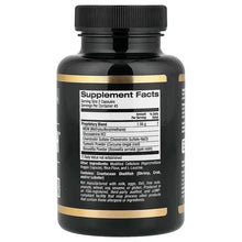 Joint health supplement bottle back label with Supplement Facts