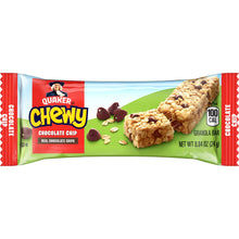 Chocolate chip granola bar wrapper, Quaker Chewy, 0.84 oz bar