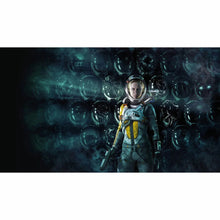 Returnal PS5 game cover close-up of astronaut against teal alien background
