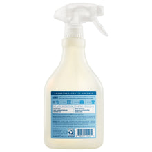 Mrs. Meyer’s Clean Day fabric freshener back label on spray bottle, 20 fl oz