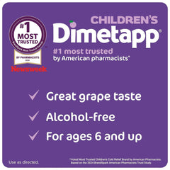 Children’s Dimetapp Cold & Cough + Nighttime Cold & Cough Liquid, Value Pack, 4 fl oz Each