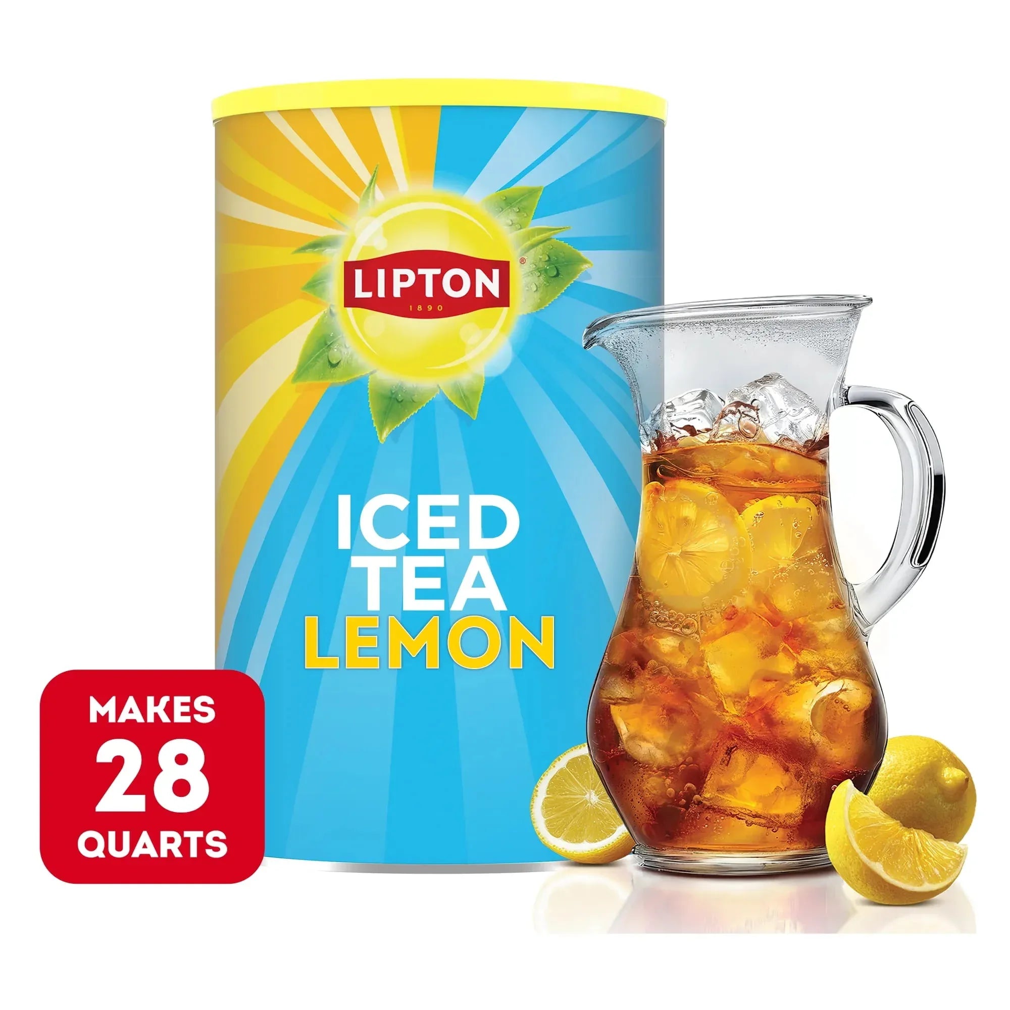 Lipton Lemon Iced Tea Mix, 28 Quarts