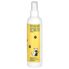 Pet grooming mist spray bottle with directions panel, Eucalyptus scent, for cats & dogs