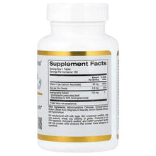 Dietary supplement bottle back label with Supplement Facts panel