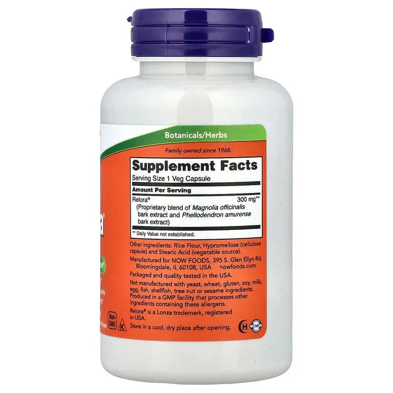 NOW Foods, Relora, 300 mg, Veg Capsules