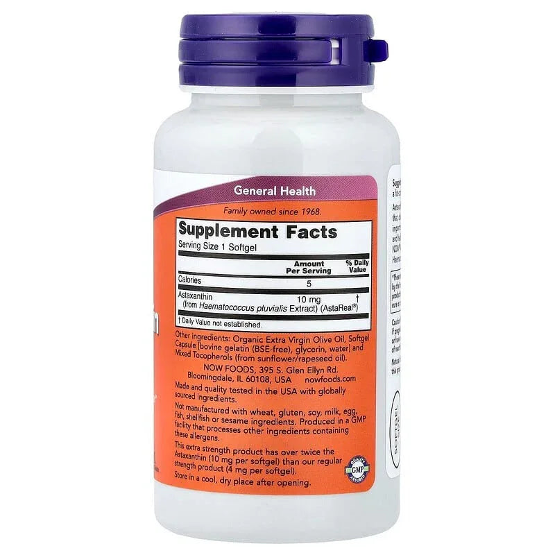 NOW Foods, Astaxanthin - USA MEGA SHOP