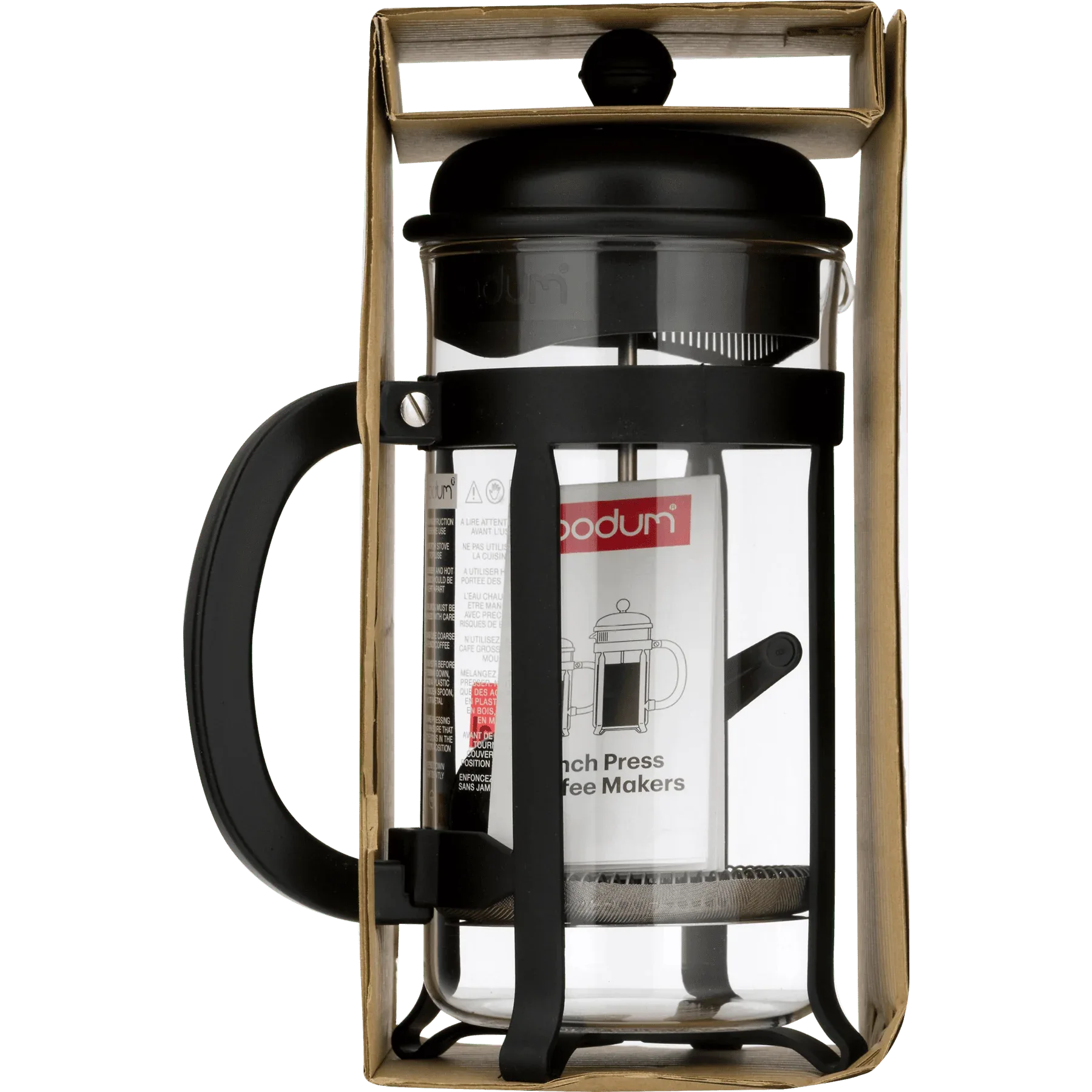 BODUM Java French Press Coffee Maker with Borosilicate Glass Carafe, 34 Ounce, Black - USA MEGA SHOP