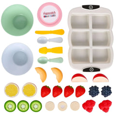 Hopscotch Lane Yogurt Treat 30 Piece Set - Baby Doll Breakfast & Doll Accessories Kids Ages 3+ - USA MEGA SHOP