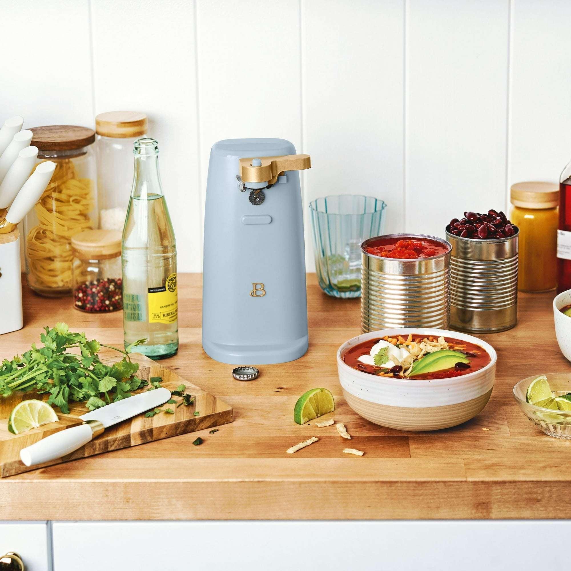 Beautiful Easy-Prep Electric Can Opener, White Icing by Drew Barrymore