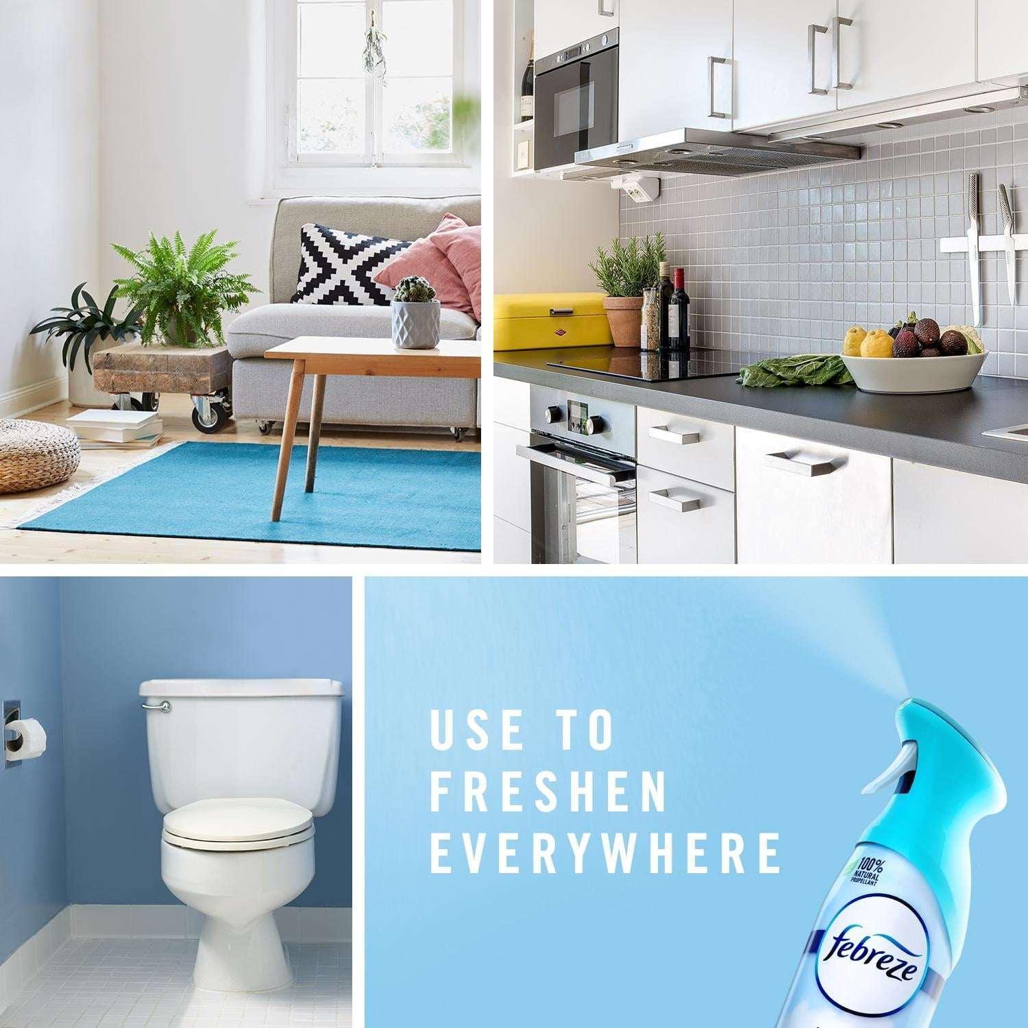 Febreze Air Freshener Spray, Odor-Fighting Room Spray, Mediterranean Lavender, 8.8oz, 2 Count