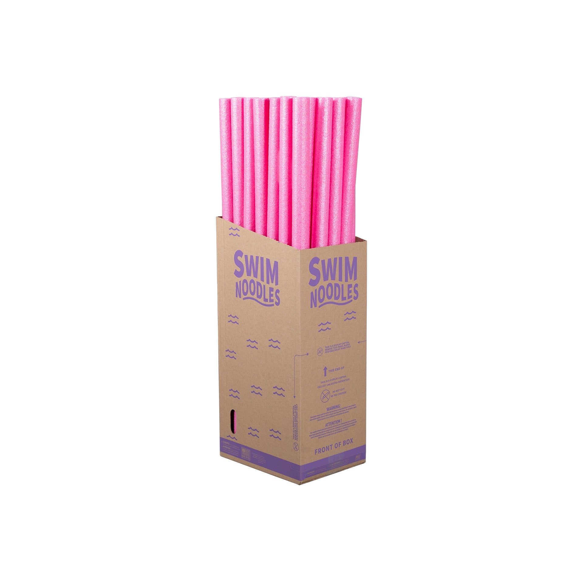 (4 pack) Big Joe Swim Pool Noodle (Single Unit), Pink, 50 inches long