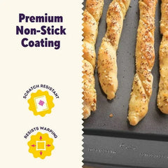 Wilton Premium Non-Stick Steel Cookie Sheet 13" x 20" Rectangular Baking Tray, Packaging May Vary - USA MEGA SHOP