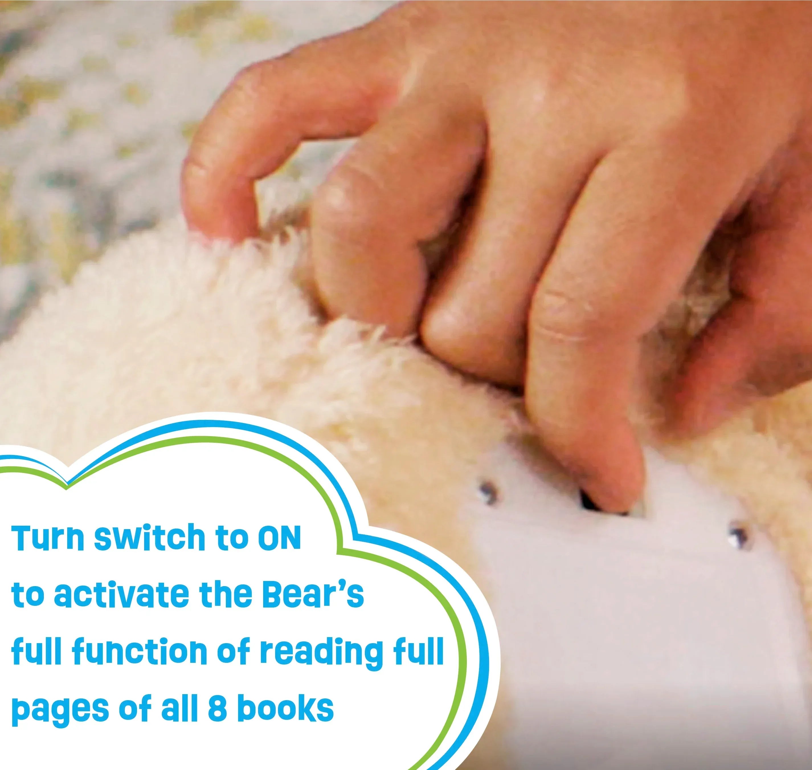 Spark Create Imagine Interactive Learning Bear, Recites 8 Stories, Sings 6 Songs, Baby and Toddler Toys