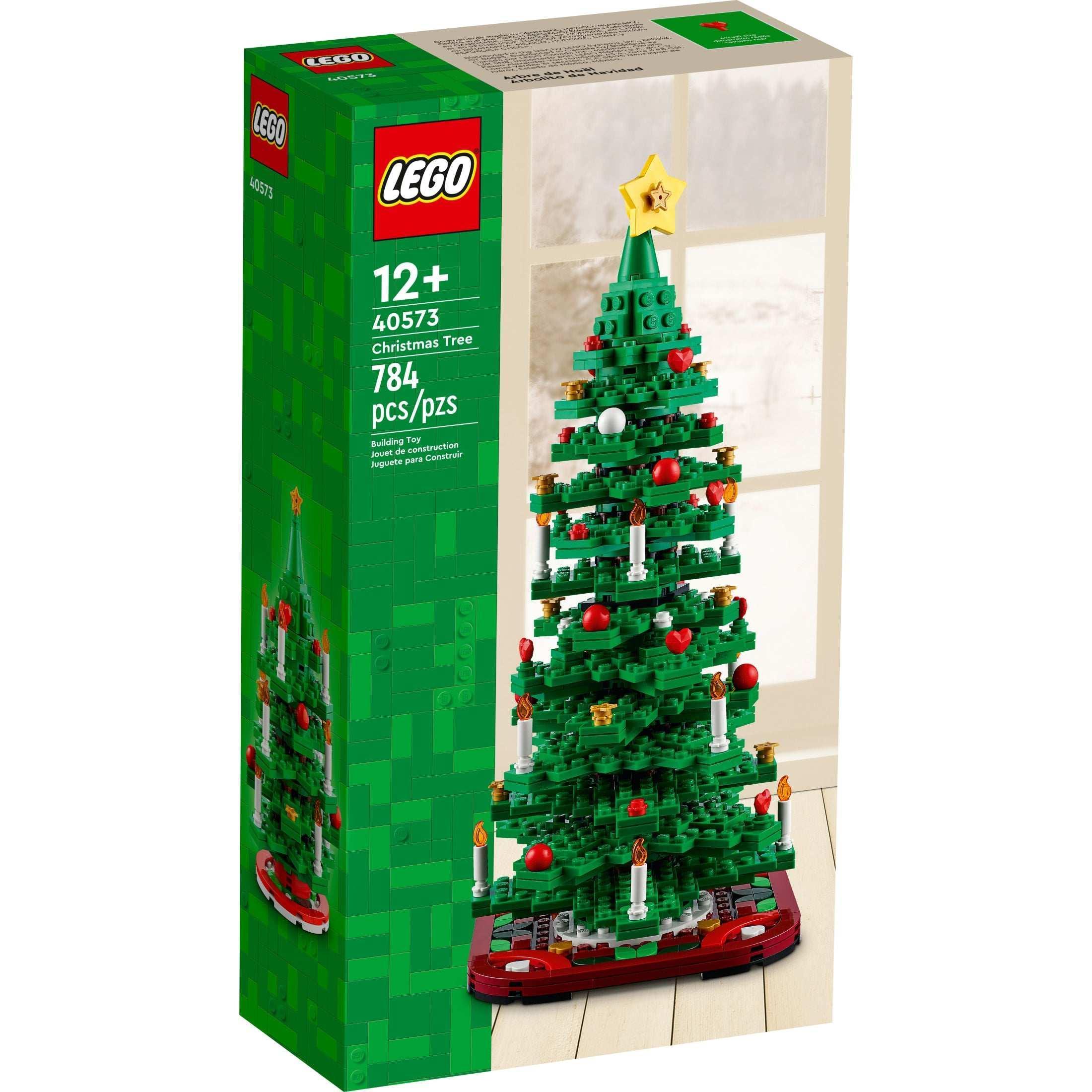 LEGO Christmas Tree Toy Building Set for Kids, Collectible Holiday Decor, 2 Building Options
