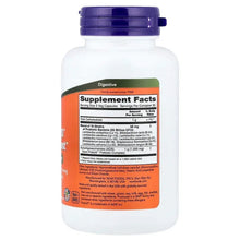 Supplement facts panel on bottle with serving and ingredient information
