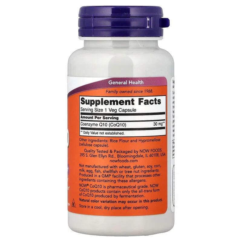 NOW Foods, CoQ10 - USA MEGA SHOP