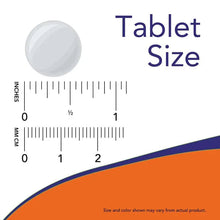 Lozenge tablet size chart with measurement scale and circle diameter