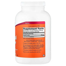 Inositol powder supplement bottle back label with Supplement Facts panel