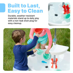 Sunshine Springs Splash Table™ with CoolBreeze™ Misting Canopy