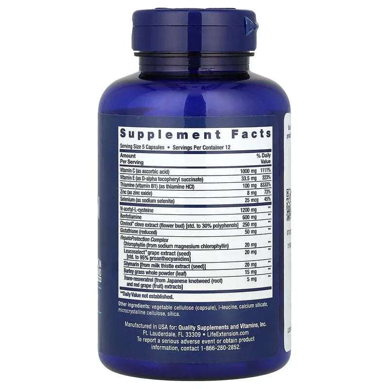 Life Extension, Anti-Alcohol Complex, 60 Capsules