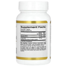 Supplement bottle back label with Supplement Facts, BioEnhanced Na-RALA, 30 veggie capsules